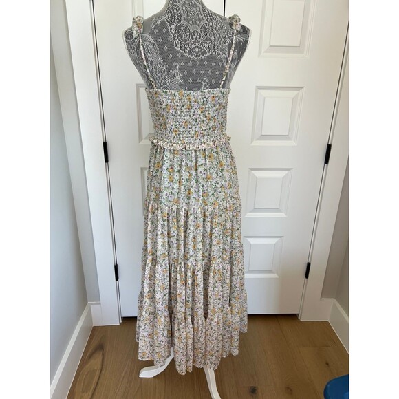 ASTR The Label Midsummer Floral smocked Tiered Maxi midi Dress - Picture 6 of 7